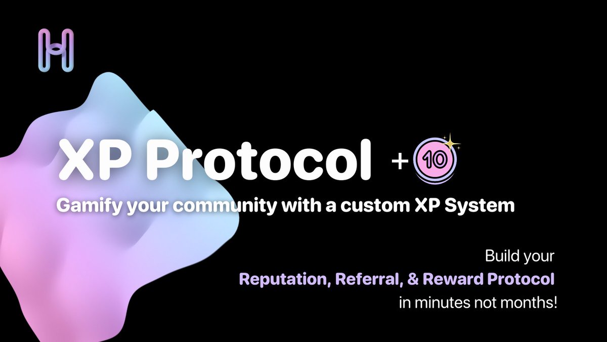 The HUDDLN Ecosystem's latest launch:🚀 

✨XP Protocol✨ is LIVE! on <a href="/0xPolygon/">Polygon</a>

Create a custom XP system for your community’s needs in minutes! 😎🤯🤯🤯

Docs here 👉 docs.Huddln.io