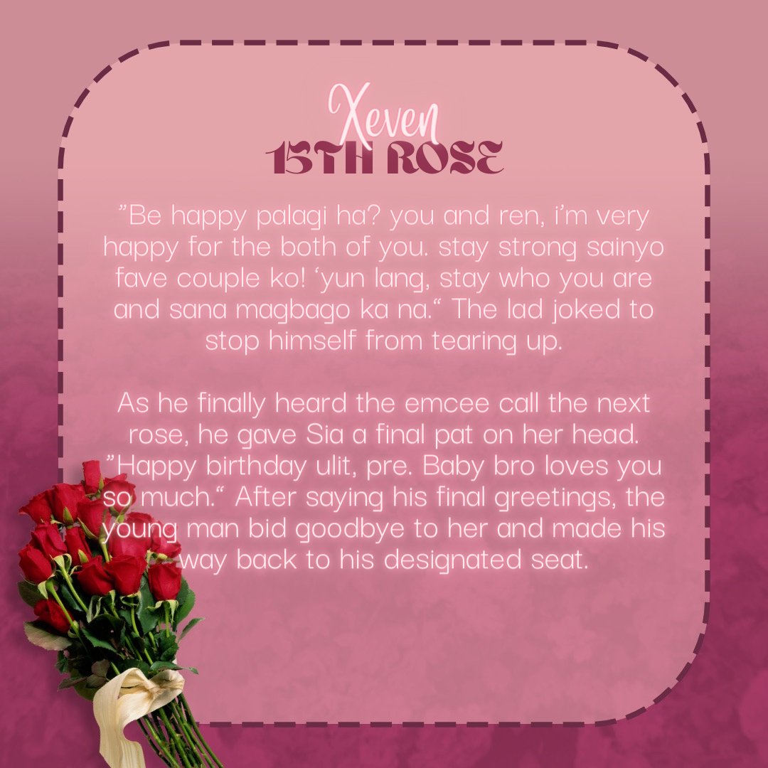 xinfoul's tweet photo. @keafiles ㅤ

             ੈ♡ 15TH ROSE — XEVEN ˳·˖✶

ㅤ https://t.co/gIIPV66VzB