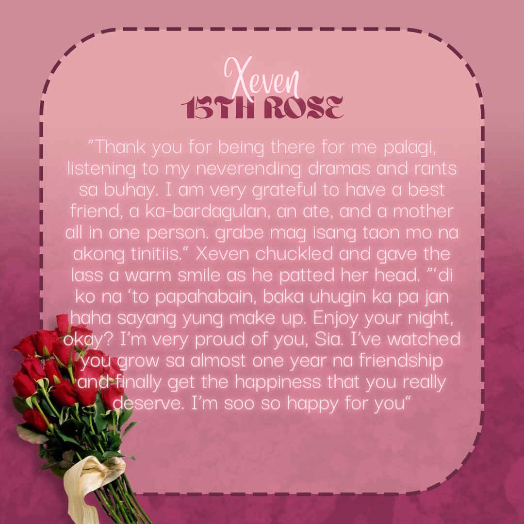 xinfoul's tweet photo. @keafiles ㅤ

             ੈ♡ 15TH ROSE — XEVEN ˳·˖✶

ㅤ https://t.co/gIIPV66VzB