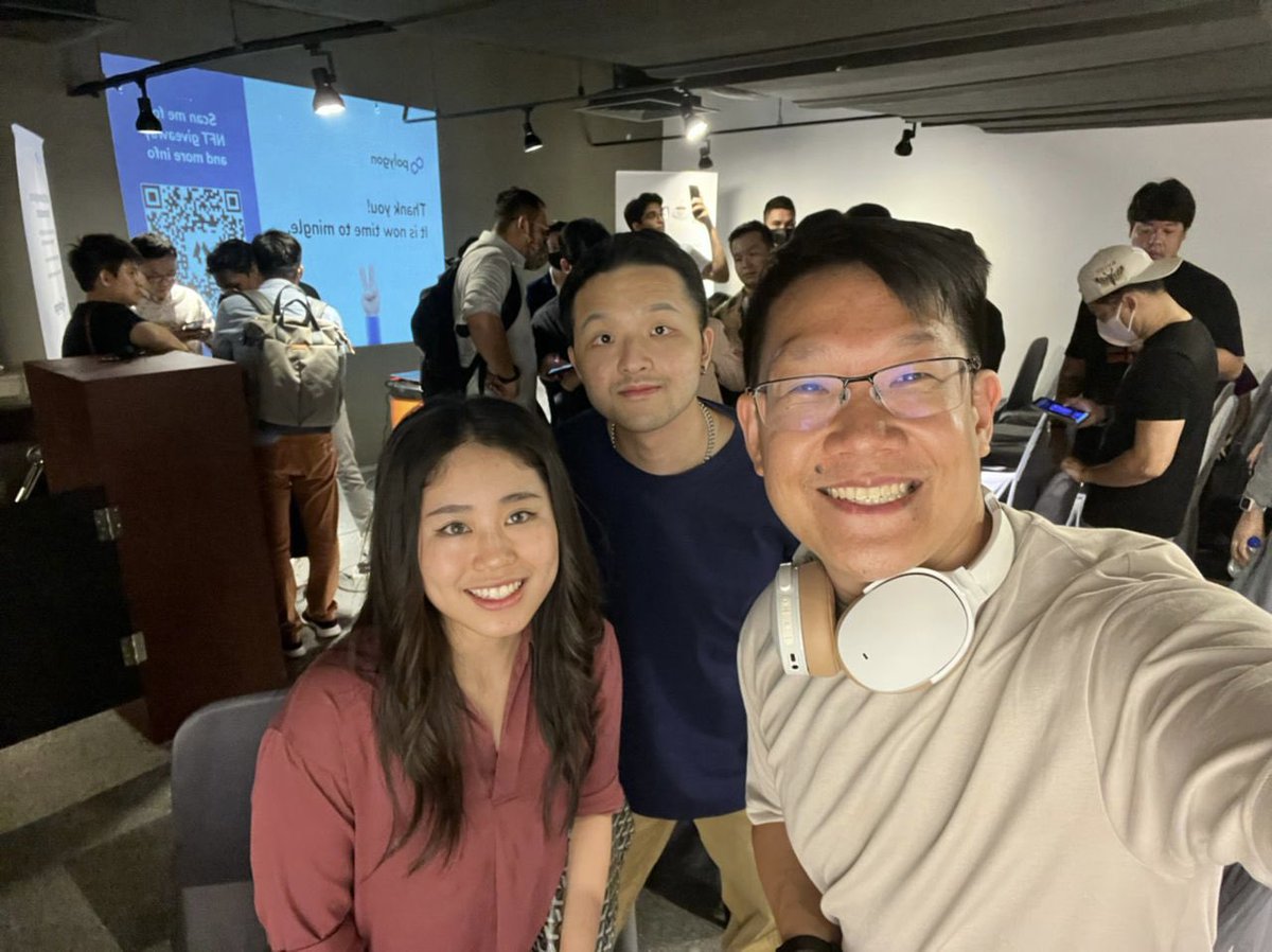 babyfacetofu's tweet photo. Others: Be spending their 520 ๐ฅฐโค๏ธ๐
Me: At some geeky event hyping over the next major Web 3.0 event that will be happening in KL. Stay tuned !!!
#web3event #polygonguilds #accessMY. https://t.co/dcTsTbRFzS