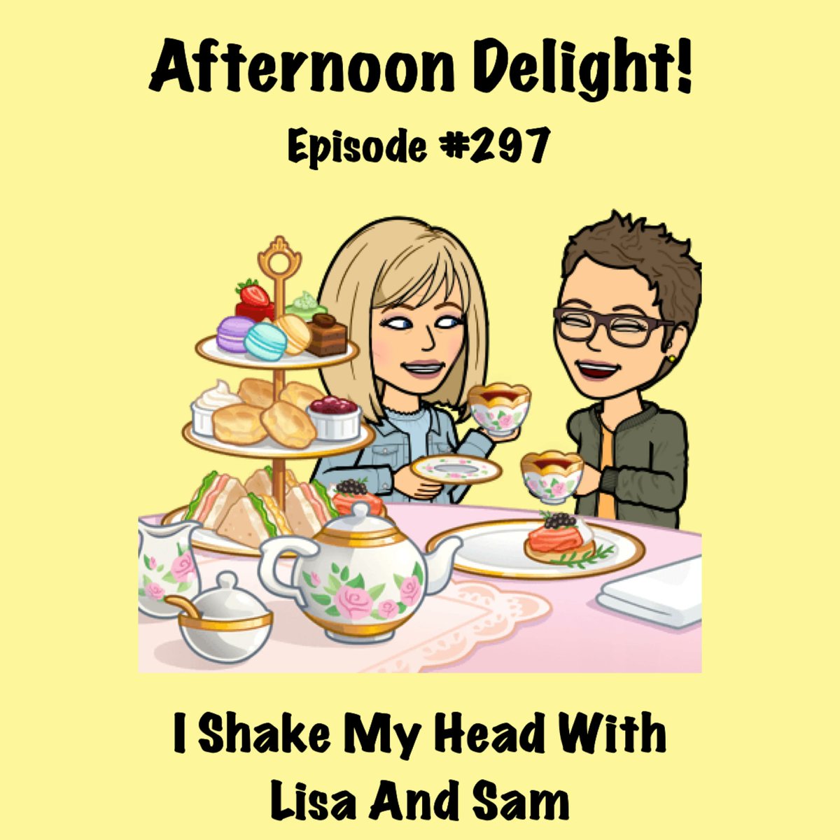 In the new episode Afternoon Delight, we wonder about high tea. The ladies have Valerie‘s <a href="/Wolfiesmom/">valerie bertinelli</a> back and want to garden! What do you treat yourself to on payday, who wants more chocolate holidays? Listen at pod.link/Ismh or any podcast app! #podcast #funny #laugh