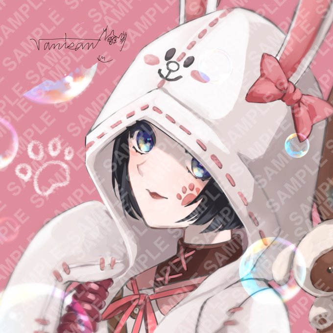 とももん　ペアキャラ　手描き　イラスト　リクエスト とももん様専用 ペアキャラ 手描き イラスト リクエスト