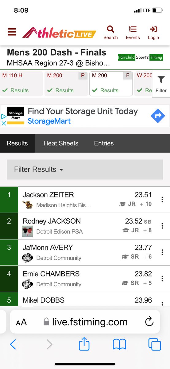 JacksonZeiter4's tweet photo. Bishop Foley is the 2022 Regional Champs for Track! 
I'm excited to be heading back to States. I'll be competing in the 200M, 4x100 &amp; 4x200! 
Here is the link to the 200M Finals
https://t.co/HEfPKHX3jR https://t.co/tt1qrTpAAS