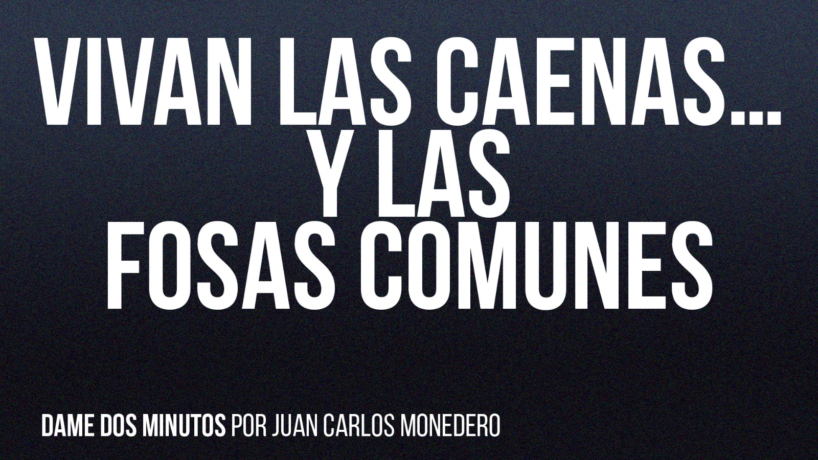Juan Carlos Monedero on Twitter: "En democracia, cuando los ladrones son  recibidos con aplausos y vítores, algo no funciona. ¡Vivan el rey y las  caenas! ¡Cuántas humillaciones hacen falta para que algunos