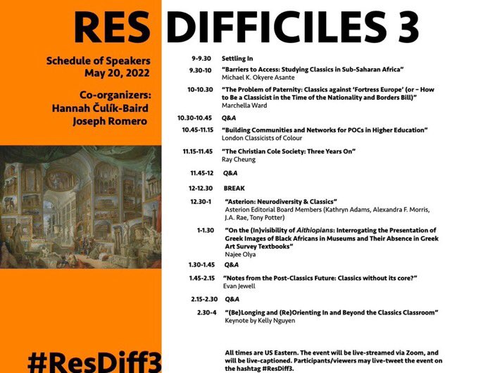 AdikuSelorm's tweet photo. Please join us! https://t.co/VvZjnnR8aK… #ResDiff3 @KOkyereAsante @PenguinClassics @ClassicsWarwick @StephenJenkin @StA_Classics @WarwickClassNet @CamClassics @uaustenclassics https://t.co/lHvd2YFeD0