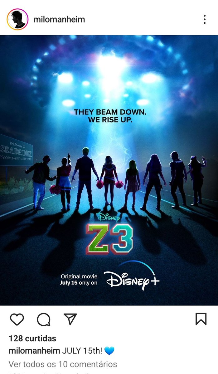 PerolasZombies's tweet image. 🚨🚨🚨🚨
ATENÇÃO QUE AGORA É DE VERDADE 
SEGUNDO UM POST DE MILO MANHEIM EM SEU INSTAGRAM, ZOMBIES 3 ESTREIA DIA 15 DE JULHO!!!!
FINALMENTE PODEMOS COMEMORAR 🍾🍾🍾🍾