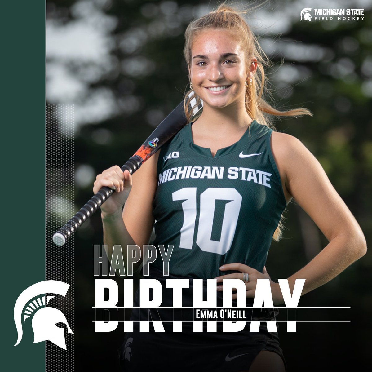 MSU_FieldHockey's tweet photo. Wishing a happy birthday to rising junior Emma O'Neill!

#GoGreen https://t.co/dXC9JFnuv2