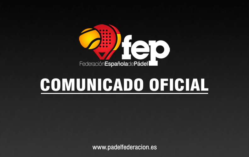 padelfederacion's tweet image. 📢#COMUNICADOFEP: Respuesta de la Federación Española de Pádel a la PPA (Asociación de Jugadores Profesionales). 

📝Accede aquí: bit.ly/3wxvQux

#FEP #padel