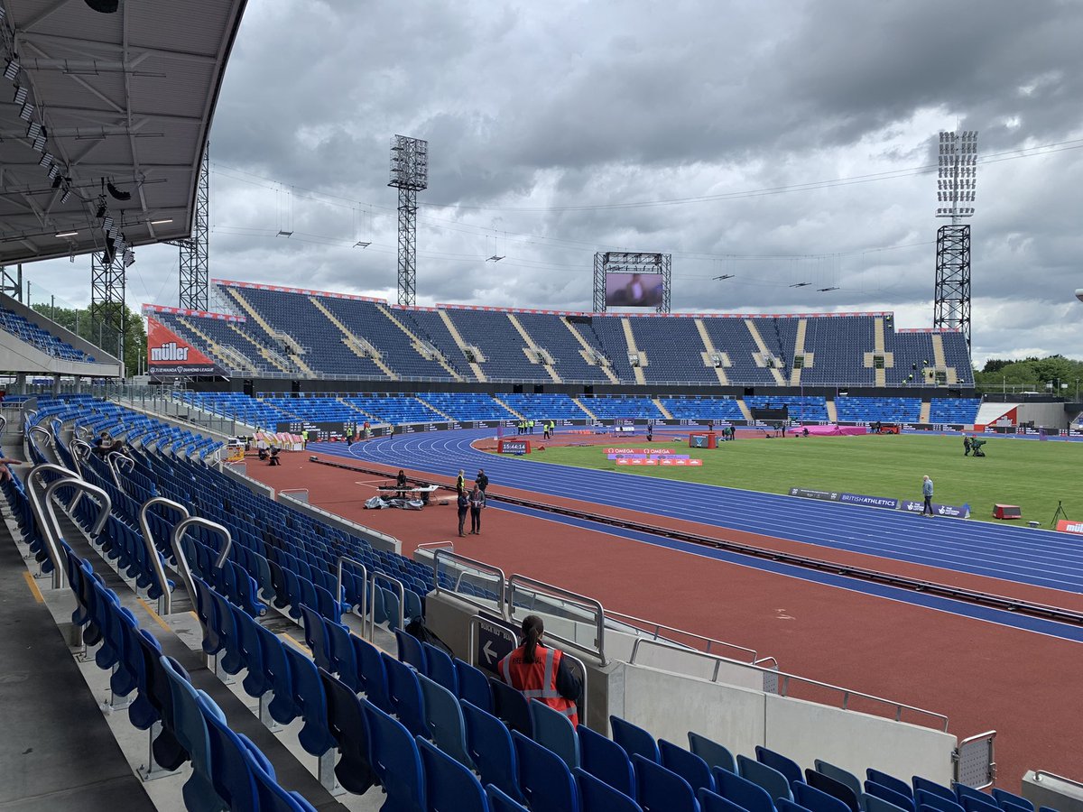 BBCLouisa's tweet photo. The newly revamped #AlexanderStadium is springing into life ahead of the #CommonwealthGames in 69 days time! We’ll be live with @nickowentv for @bbcmtd at 1830! https://t.co/N8NvvOvBTs