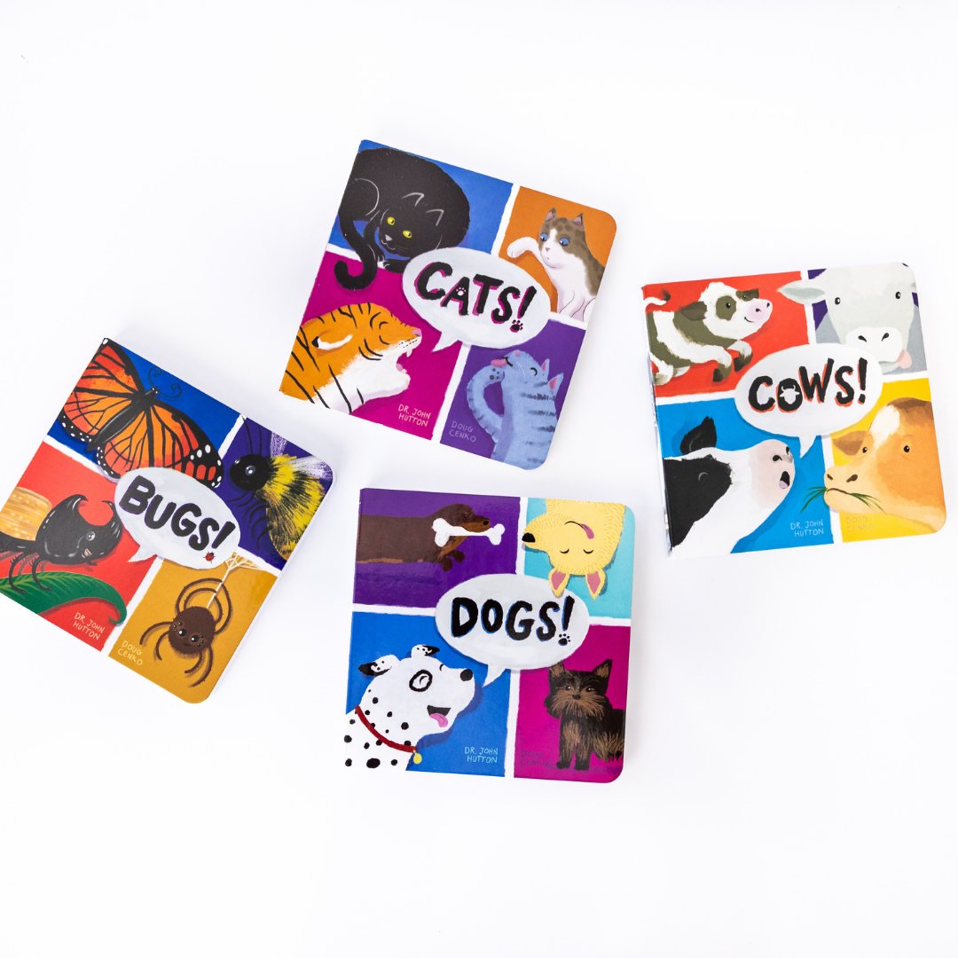 The 2nd #boardbook of the DR Books series, #Cats! is designed to help families establish reading habits from an early age. Questions within the book provide a built-in tool for grownups to engage in #dialogicreading with children—an excellent way to promote #earlyliteracyskills.