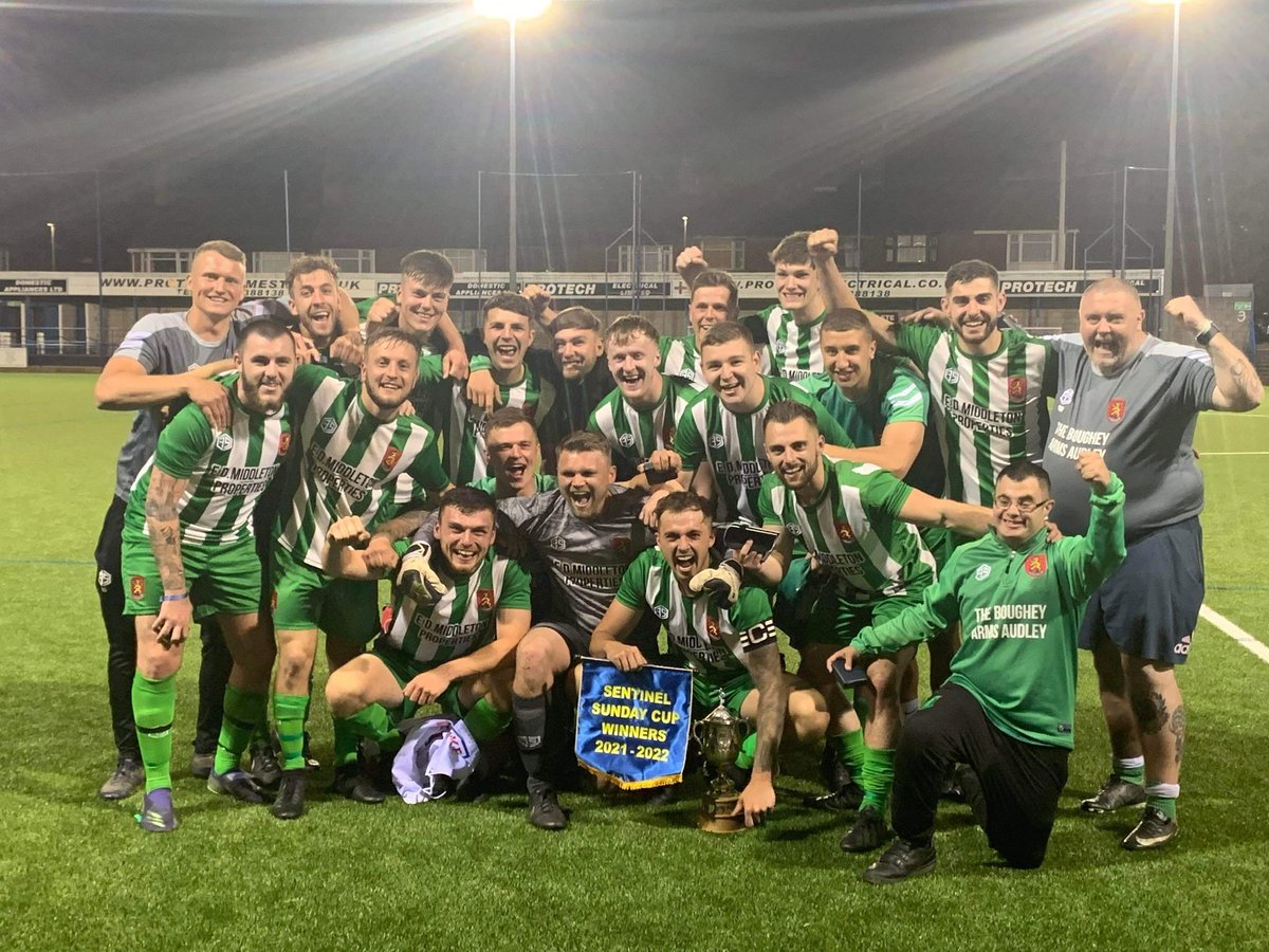 Halmerend 2-1 Holditch 

Sentinel Sunday Cup Final. 

Never easy in a cup final and Holditch gave us a serious battle. 1-1 after a great freekick, it fell to the Ginger Prince to win it at the death!

Goals: <a href="/SJTiling/">Sam james</a> <a href="/CalMiddo/">Callum Middleton</a> 

MOTM: <a href="/mitchblaise/">Mitch Blaise</a> Masterclass

#UpTheEnd💚🤍🏆
