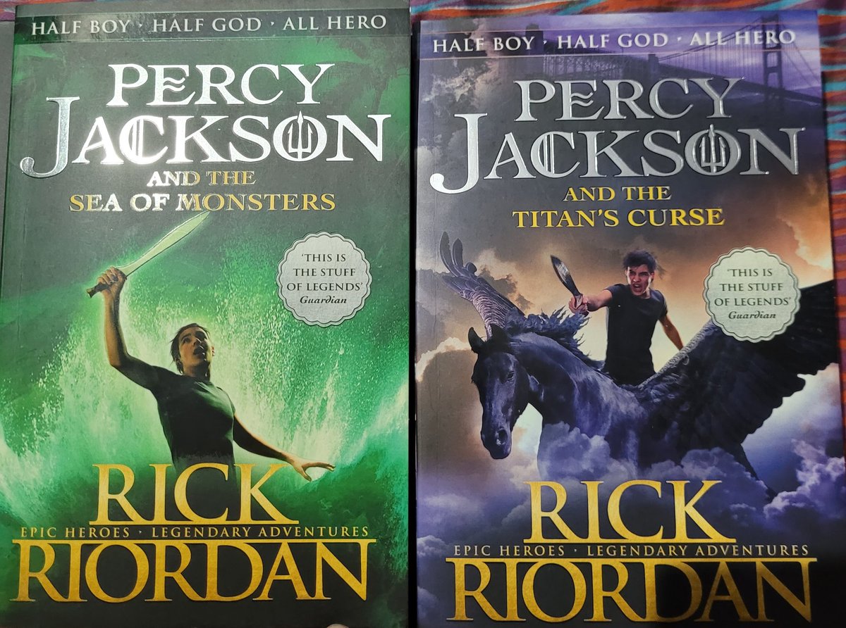 RookieBookish's tweet photo. So excited for @BeccasBookopoly this weekend!!
Got my first two prompts at the ready! I'm doing a re-read of PJO, so this is perfect!
🔹Sea of Monsters for Short Book under 300 pages
🔹The Titan's Curse for the Gods prompt https://t.co/cIKpybr4n5