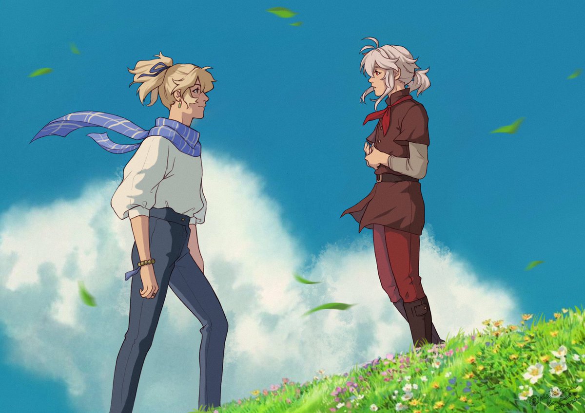 _Mikipeen's tweet photo. Tmkz x Howl’s Moving Castle ☁️🌷

#tomokazu #tomozuha https://t.co/Qf6ICr7wry