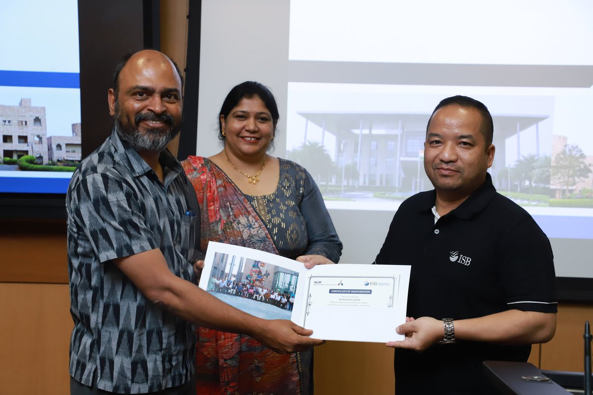 BIPP_ISB's tweet photo. Hon. Members present their group projects on significant &amp; diverse policy issues of #Meghalaya, based on insights gained from the 'Public Policy Workshop for Legislators' at @ISBedu, Mohali. The workshop concluded with a visit to The Secretariat, Chandigarh. #PPWL2022 https://t.co/K4xon9q8eM