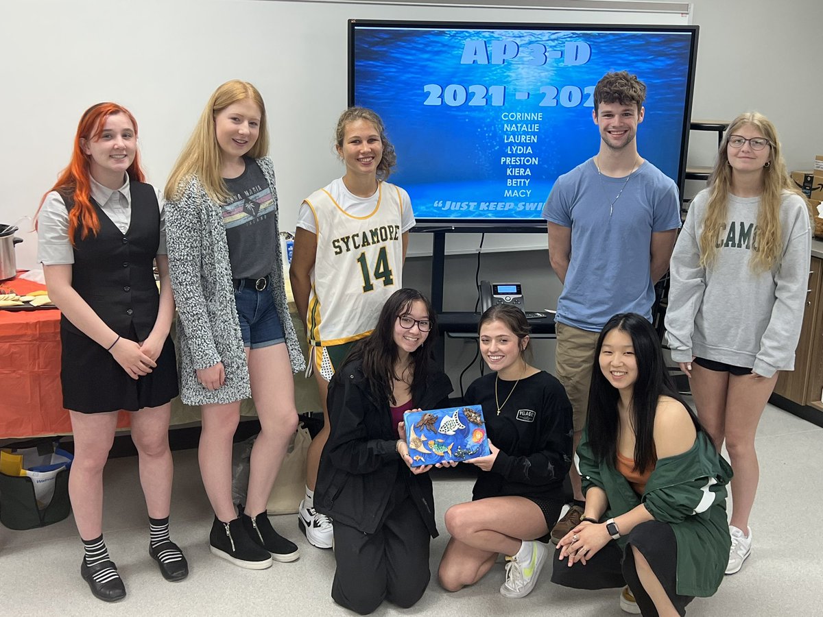 My 2nd class of AP 3-D with their Walk the Plank piece that begins a new tradition in Rm. 1102! They set the bar high.