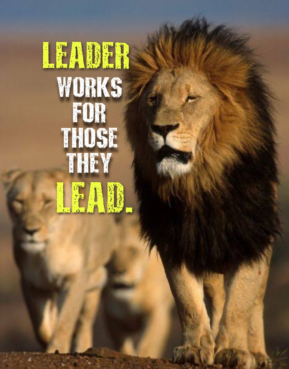 MBIProbiller's tweet photo. Leader works for those they lead.
#fridaymorning https://t.co/lfN7Ga9dla