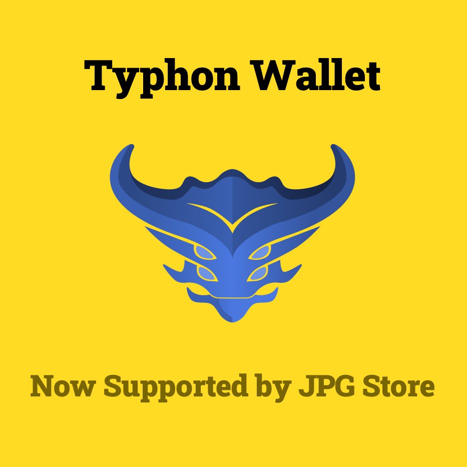 jpg.store (@jpgstorenft) on Twitter photo Welcoming <a href="/TyphonWallet/">Typhon Wallet</a> to the family 🎉
Shoutout to the devs for making our wallet experience on Cardano feel better and better 😍 Welcoming <a href="/TyphonWallet/">Typhon Wallet</a> to the family 🎉
Shoutout to the devs for making our wallet experience on Cardano feel better and better 😍