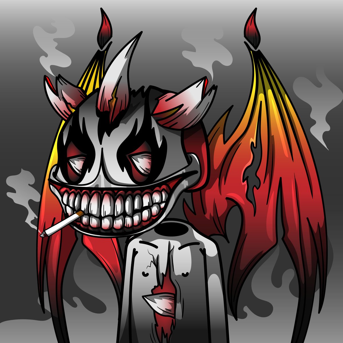 okeyteet's tweet photo. new collection 1000 devil muertos coming soon! @los_muertosNFT #vivalosmuertos #MuertoFollowMuerto #muertoslovemuertos #MuertoRevolution #vivalarevolution #MuertosTAKEOVER #NFT #NFTcommunity https://t.co/mIUOCmoqfR