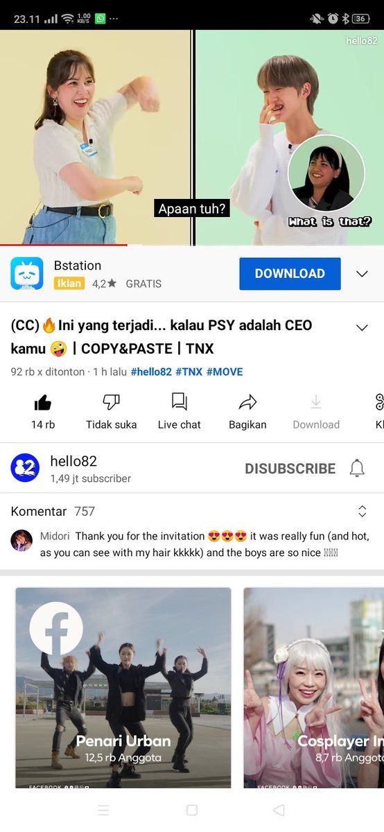 WangYoshi15's tweet photo. my favorite part is when hwi is confused about the dance, and also when hwi ignorant pushes taehoon to come forward and dance. hwi so cute hahahaha

#COPYnPASTE_TNX #TNXxhello82 #TNX #hello82

link yt : https://t.co/SnlZ40SUvQ https://t.co/YiNMnc6RgS https://t.co/ngMslXlxiU