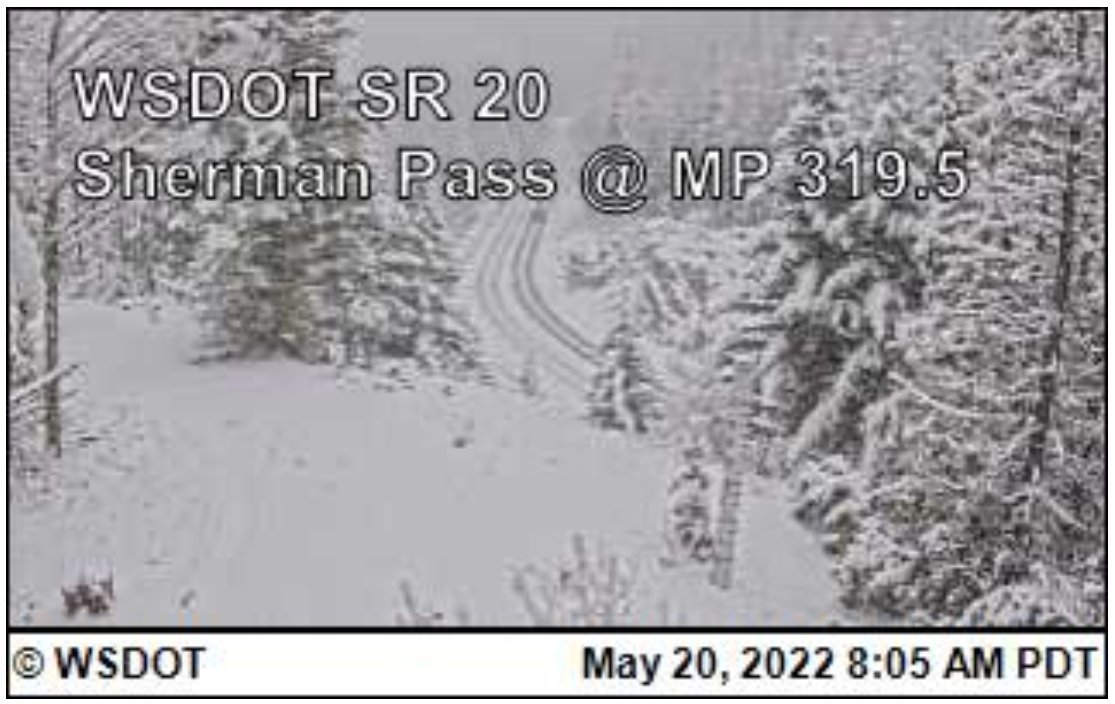 WSDOT_East's tweet photo. No... no... NO!!!!!!!!! 

Yes, its almost June, and yes it's still snowing up at Sherman Pass. Drive for conditions and use caution. https://t.co/1QAuXYjUA5