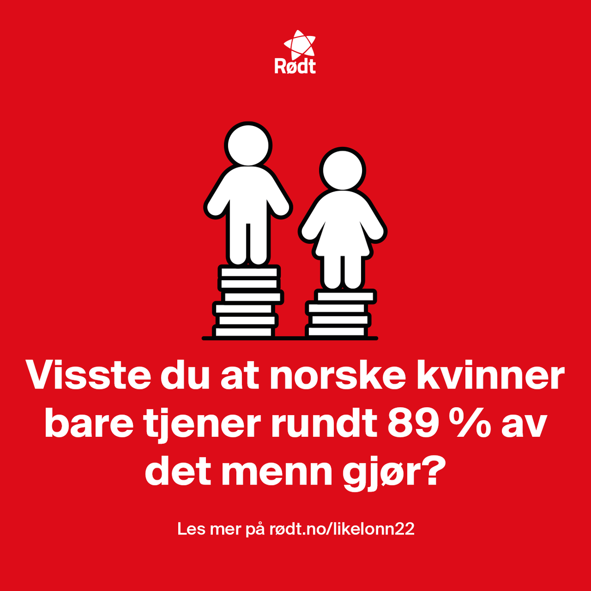 Raudt's tweet photo. I dag har Rødt landsomfattende aksjonsdag for likelønn og du finner oss på gater og torg over hele landet!

Les mer om vår likelønnspolitikk på https://t.co/DI28gDY7pN https://t.co/mu42Nuuo9v
