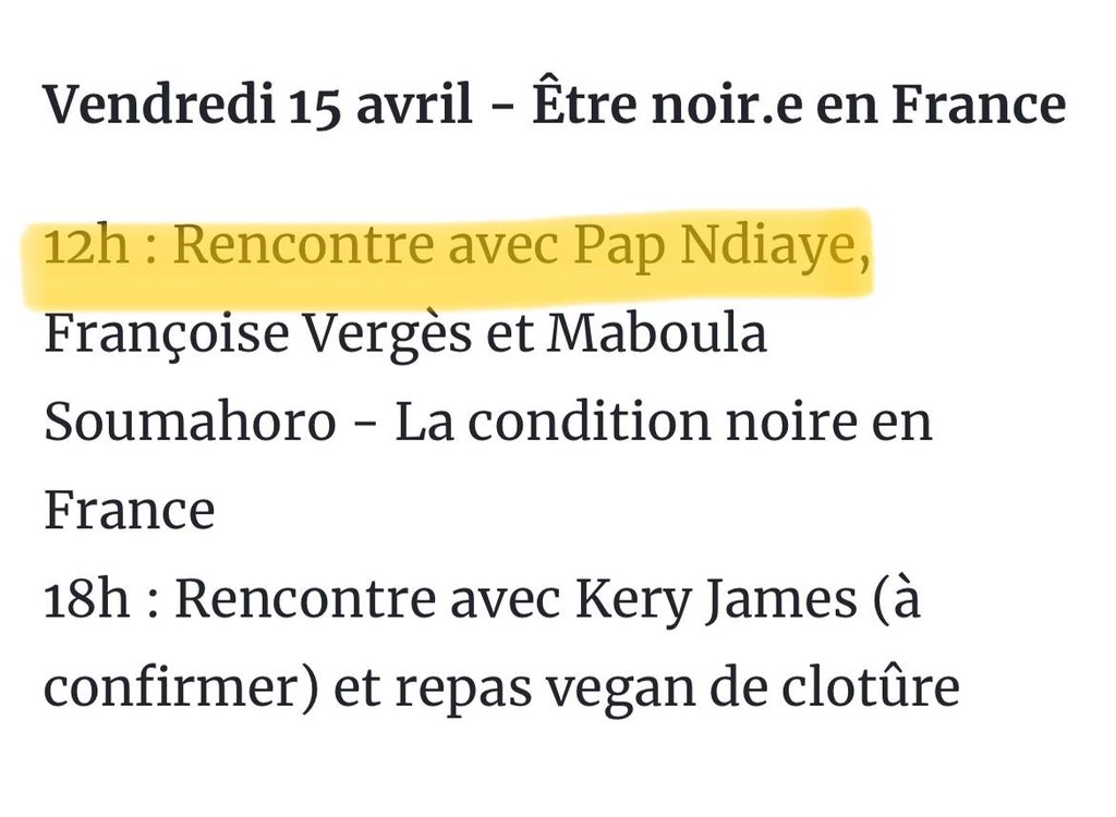 DamienRieu's tweet photo. En 2016, Pap NDiaye participait donc à des « réunions en non mixité » (interdites aux blancs) aux côtés des pires « indigénistes » dans le « bâtiment occupé » de l’université Paris 8.
Voici celui qui sera chargé de l’éducation de nos enfants. 🙂

#remaniement #gouvernementborne https://t.co/wt56U91Q0c