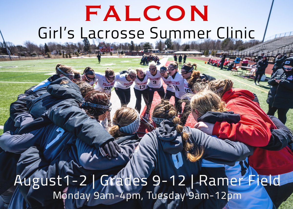Join us for Falcon Girl's Lax Summer Clinic! This clinic will offer individual skill development, positional development, live scrimmages, and exposure to several college coaches. Come join us to elevate your game and be equipped to play at the next level. uwrflacrossecamps.com/camps.php