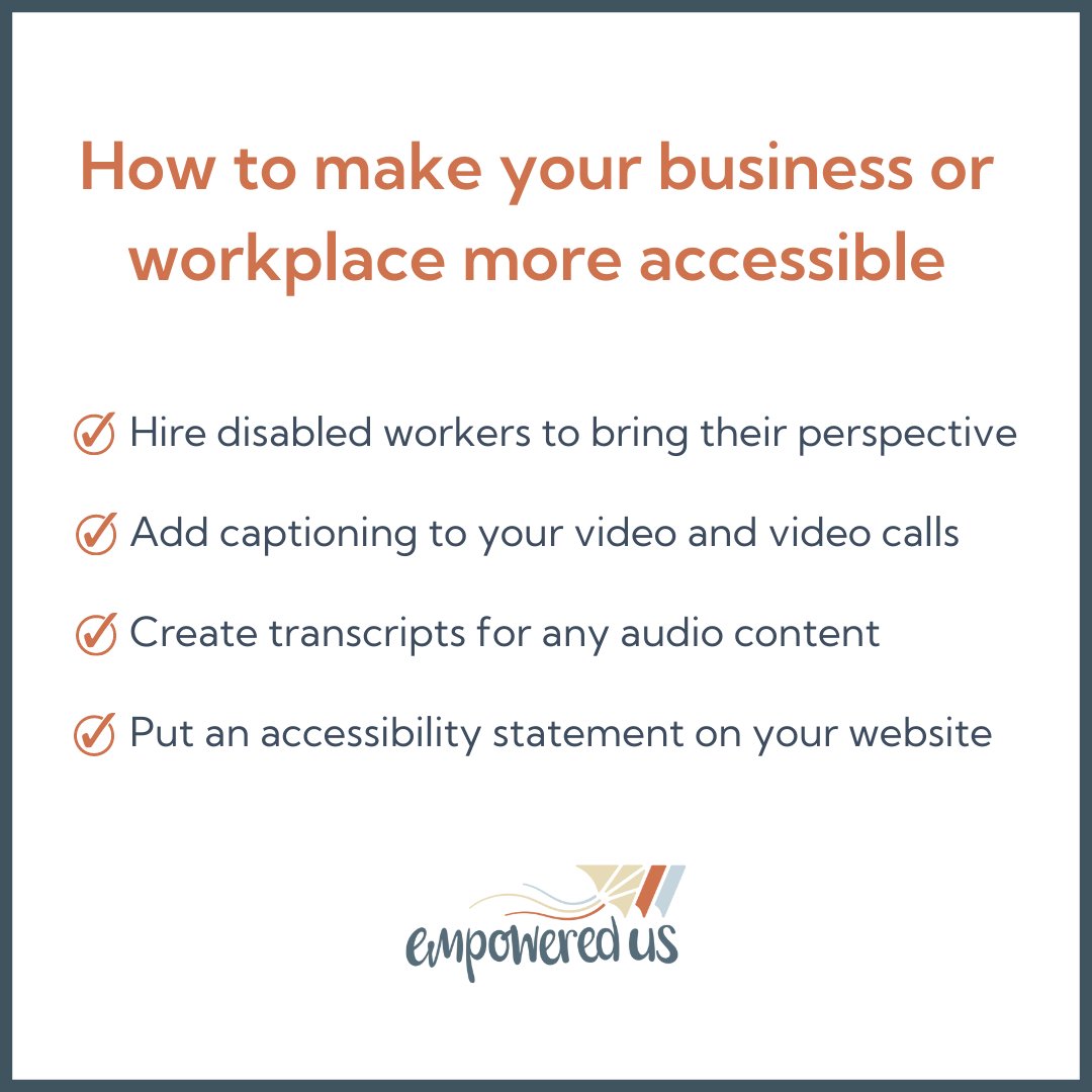 empowereduspod's tweet photo. Tips for making your workplace more accessible from Episode One of #TechnicallySick with John Samuel, CEO of @Ablr360. Hosted by @PhotographerWRS. https://t.co/wnNByJ5Ssa