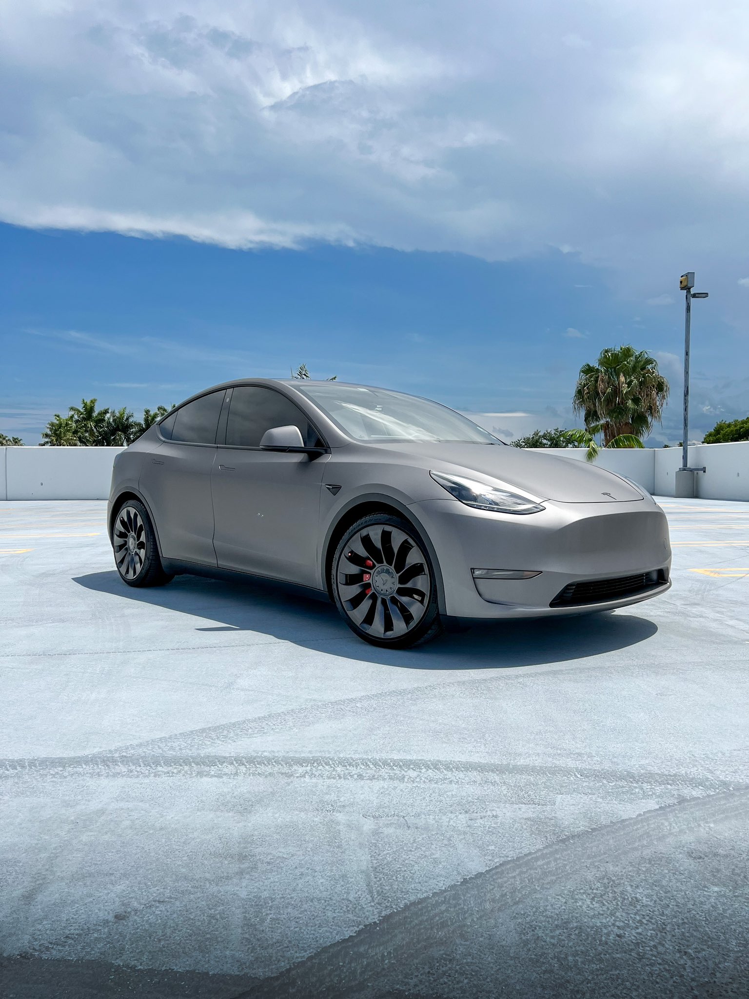 Tesla Model Y Matte grey 