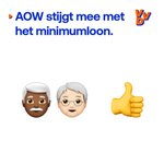 Image for the Tweet beginning: De AOW blijft gekoppeld. 👇