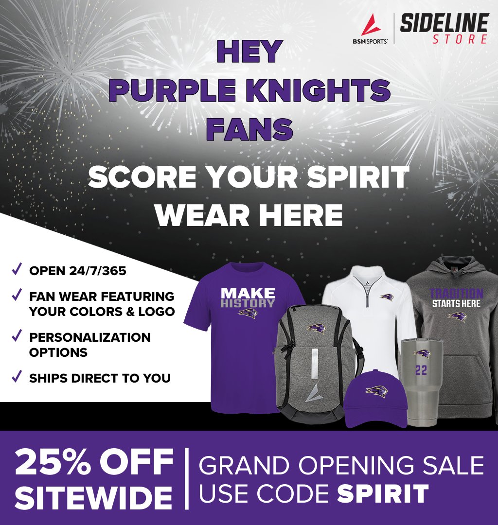 smcathletics's tweet photo. We're proud to announce the grand opening of our @BSNSPORTS Sideline Store! Grab some @SaintMichaels Athletics gear, or customize it for your favorite varsity sport!

Visit https://t.co/fkSATCKsJO and use the code SPIRIT for a grand-opening 25% off sale #smcpks https://t.co/DBI6ZzSz6R