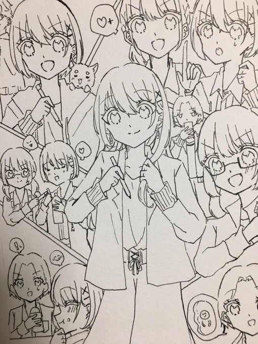 気づけばもう高2…
って思って今までの思い出?をイラストで詰めた! 