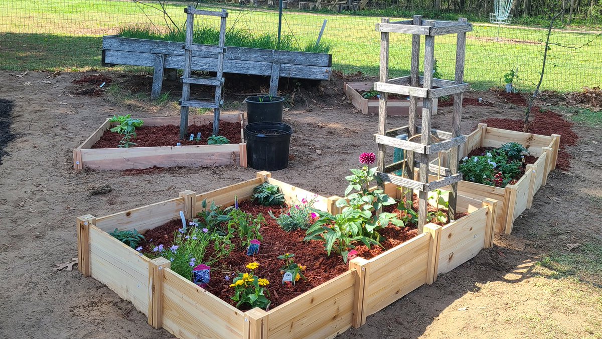 We are proud to have finally started the installation of our sensory garden here @MontelloSD247 🌺 Students designed a section of the garden for each of the 5 senses and chose appropriate plants & accessories while staying within a budget. Project funded by: @WisConservation