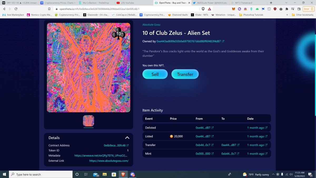 Next up is the Holy Grail  of my collection. Like Retweet and follow this account I will pick one name from the comments to  be Airdropped Edition #1 that's right Edition #1  Must get 100 likes to do this drop.