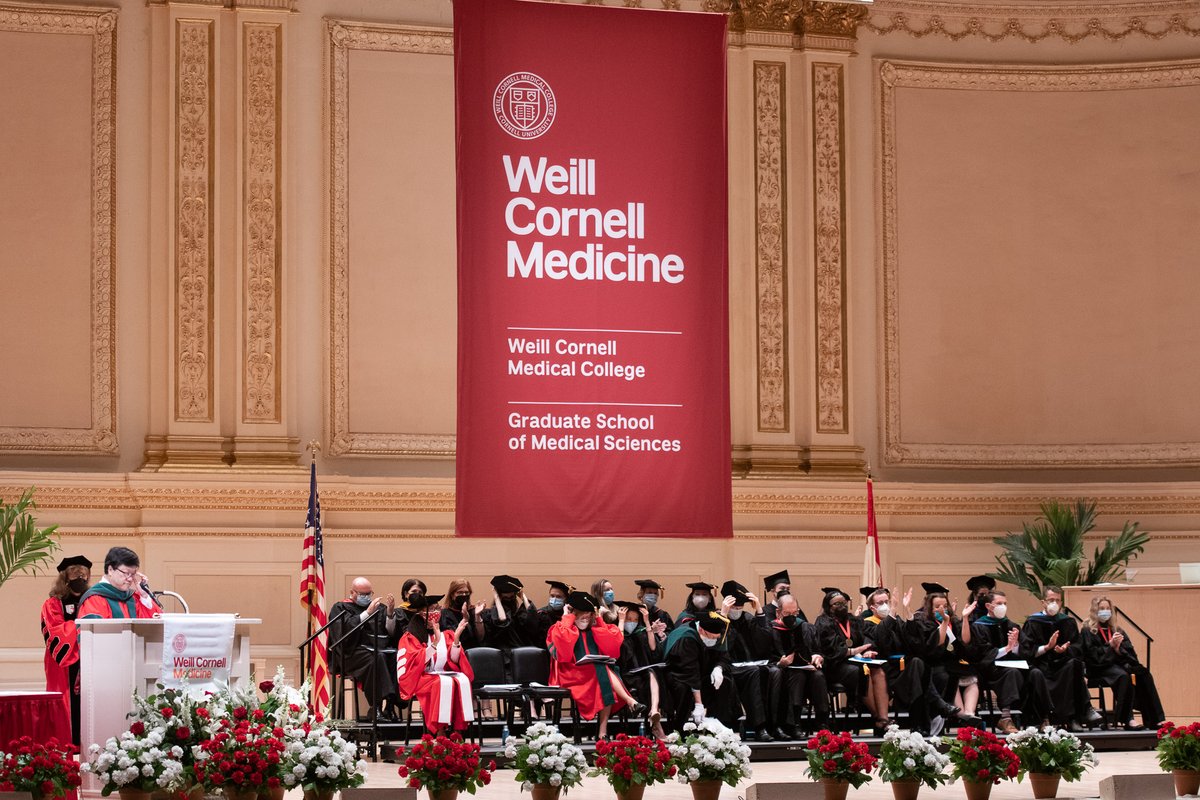 #WCM's commencement ceremony was marked with excitement, joy, smiles and a few tears as our graduates received their diplomas and stepped forward as future leaders in medicine. Here's to you, class of #WCM2022! bit.ly/3wsK9At
