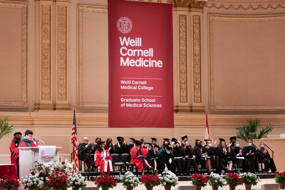 #WCM's commencement ceremony was marked with excitement, joy, smiles and a few tears as our graduates received their diplomas and stepped forward as future leaders in medicine. 

Here's to you, class of #WCM2022! 

bit.ly/3wsK9At