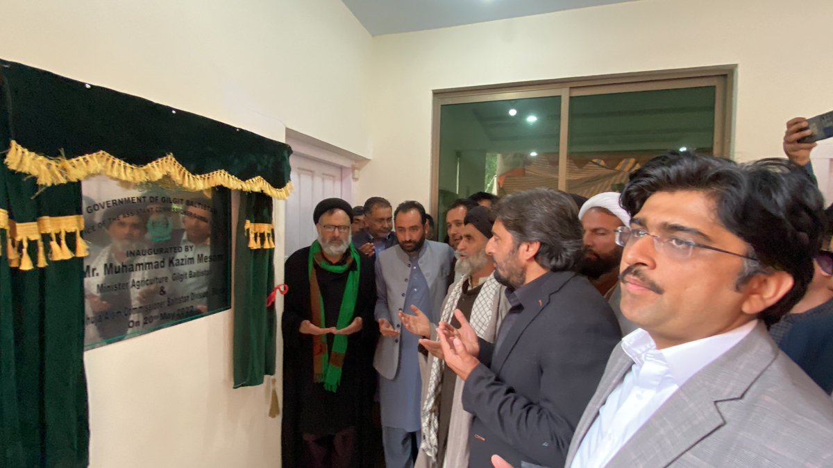 MuhammadAliAnj3's tweet photo. وعدے کی تکمیل _سب ڈویژن گمبہ سکردو کا افتتاح کر دیا گیا ۔ #Skardu #Subdivison @KarimdadChught2 @DCSkardu @AbdulKhalidPTI @KazimMesam https://t.co/7Fy0CABbtC