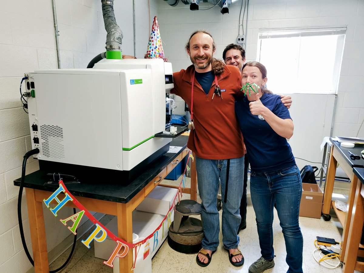 RiverWatchCO's tweet photo. This past week the River Watch program, CPW Water Section, Aquatic Research, and any person lucky enough to be wandering the halls of the Ft. Collins office celebrated the birthday of a new instrument, an ICP-MS (Inductively Coupled Plasma Mass Spectrometer). Welcome to the team! https://t.co/rikkURVOQe