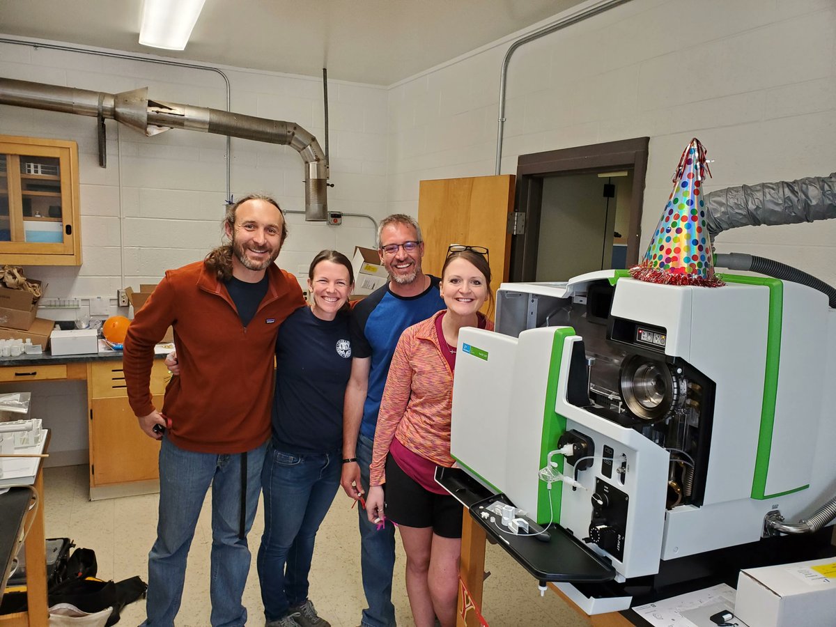 RiverWatchCO's tweet photo. This past week the River Watch program, CPW Water Section, Aquatic Research, and any person lucky enough to be wandering the halls of the Ft. Collins office celebrated the birthday of a new instrument, an ICP-MS (Inductively Coupled Plasma Mass Spectrometer). Welcome to the team! https://t.co/rikkURVOQe