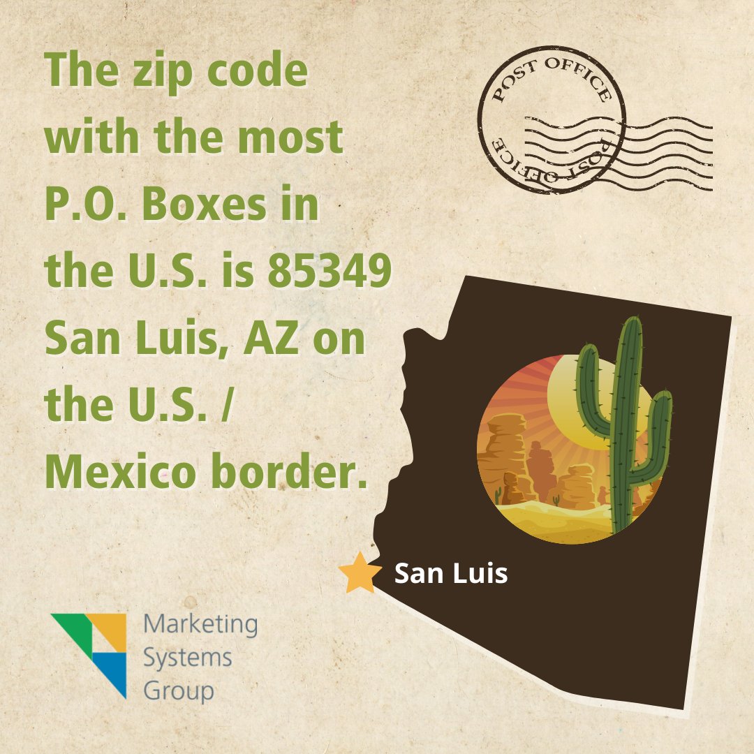 MarketingSysGrp's tweet image. Looking to optimize your address-based sample? We&apos;ve got you covered! The CDS file contains a variety of address types including city, rural, PO boxes, seasonal, vacant and drop points. ⤵️
m-s-g.com/Pages/genesys/…

#FunFactFriday #AddressBasedSample #MarketingSystemsGroup #MRX