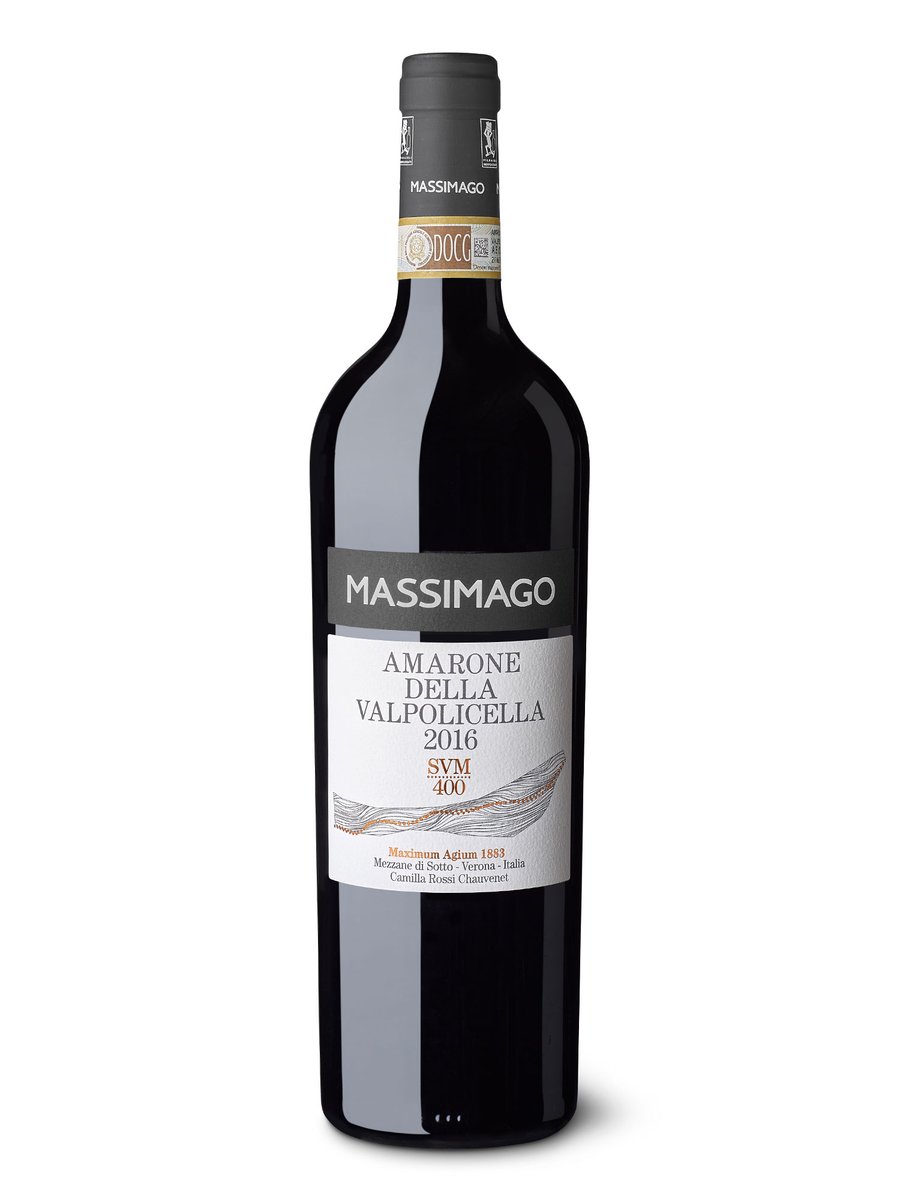 WineNewsIt's tweet photo. Per #cena l’#Amarone della #Valpolicella #SVM400 2016 di #Massimago, che al naso unisce le note di frutta e confettura con le spezie. Avvolgente al palato è succoso, di bell’equilibrio tra corpo e acidità. Persistente, https://t.co/3kMsYueGgD https://t.co/mHs4TalJyx