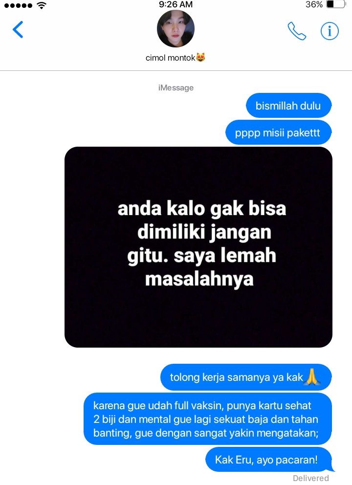 chocooya's tweet photo. yoonkook lokal au
Jeanka Ajinusa x Sageru Youviantara
ㅡ
"Kak Eru, ayo pacaran! " ㅡ Jean https://t.co/EVpHXqRTsI