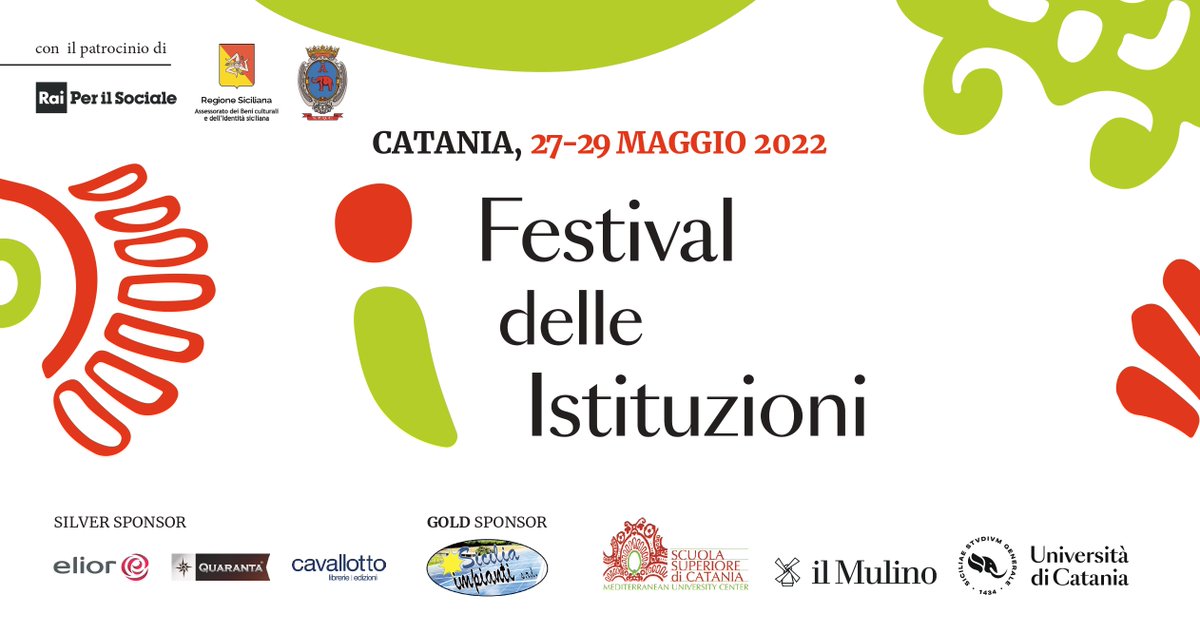 IstituzioniFest's tweet photo. 📣Tutto pronto per @IstituzioniFest: dal 27 al 29 maggio a Catania, incontri, lezioni e dialoghi intorno all'idea di Istituzione. 

🎟Prenotazioni aperte su Eventbrite >>>  https://t.co/fovhDKz5GQ 

👉 @SSC_UniCT insieme a @unict_it e  @edizionimulino! https://t.co/D99dlnqEP9