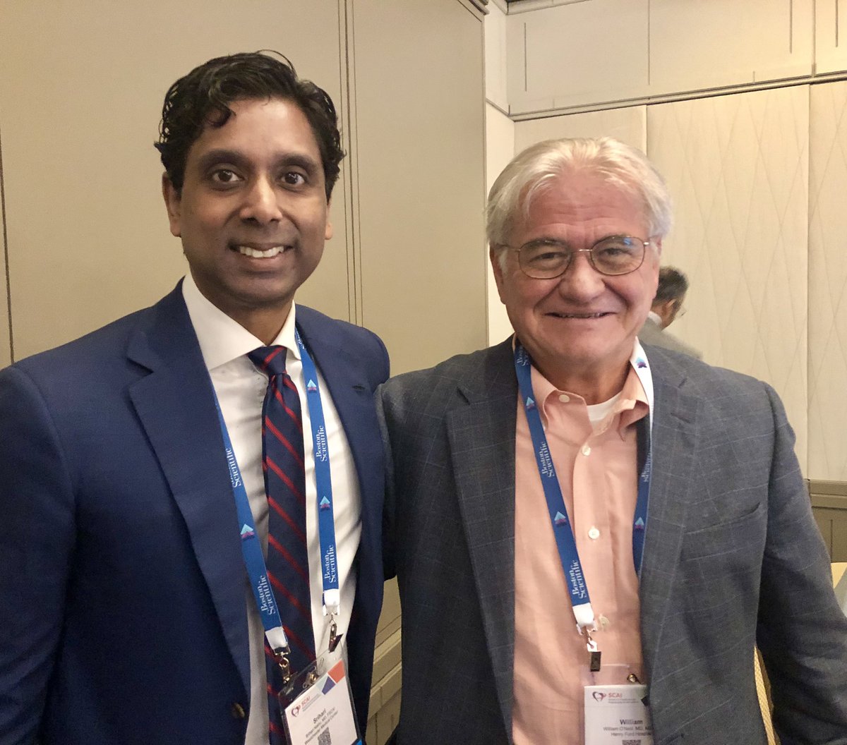 From my early days working on shock and HR PCI with @Abiomed, to starting @scaielm, to @SCAI SHOCK and sitting on @GruentzigSoc board together this man has been a tremendous mentor, inspiration and friend. Thank you @BillONeillMD