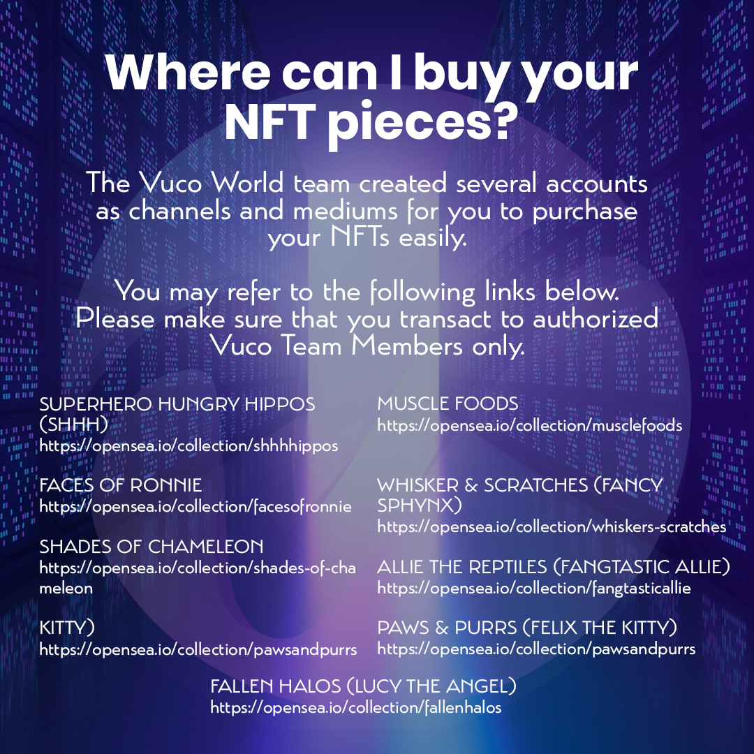 HalosFallen's tweet photo. VUCO NFT IS COMING YOUR WAY!

Here are some answers to your NFT-related questions. This will help you understand the enormity of the NFT. If you're interested, visit our website to get your own Vuco NFT. 

Check here: https://t.co/KY8cTi79yS https://t.co/h9CTeOCP5P