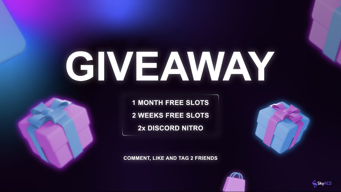 Here is the promised giveaway for 300 Members… and we are almost at 400 already. Thank you! 🔥 
To enter this giveaway RT ♻️ Like ❤️ and tag 2 friends you want to cook with. (and be member of our aco server ofc)

Winners will be chosen in 24 hours