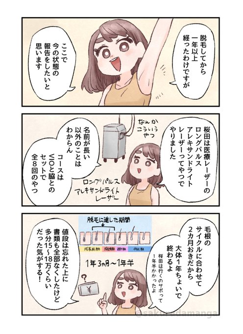 医療脱毛終わって1年以上経ったワキとVIOの状態報告 