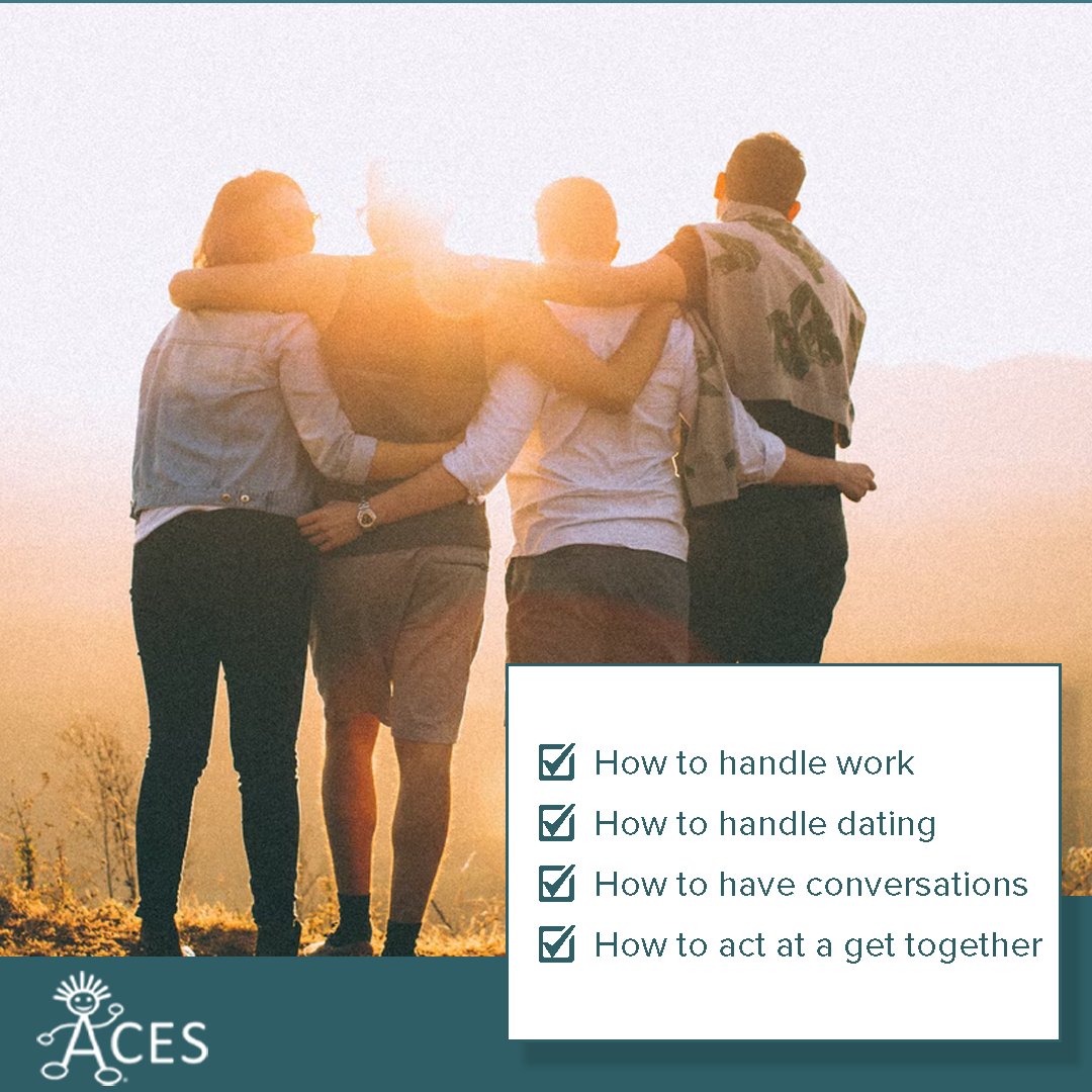 ACESautism's tweet photo. The PEERS approach was made for adolescents and covers a wide range of social skills so that your loved one can be better equipped in a variety of social settings. To learn more, contact us today or visit our website! https://t.co/8tzF7YXLGV
