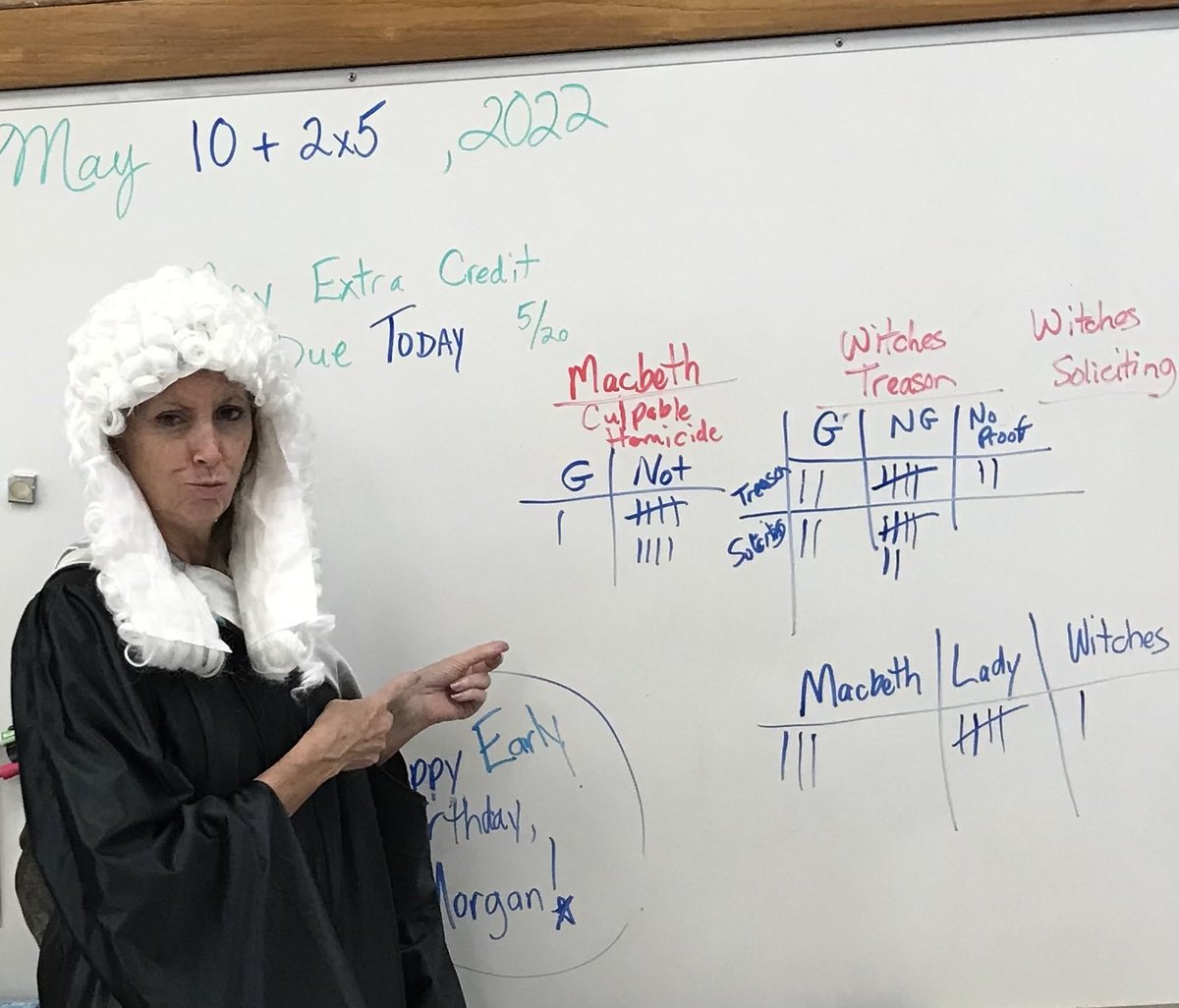reachsorrentino's tweet image. 4th Graders jurors @hawthorneD205 are closing in on a final consensus about the guilt of Macbeth and The Witches for certain crimes. They are still very split on who is most responsible for the death of King Duncan. Tomorrow and… #ignited205 #Shakespeare #forwardtogetherD205