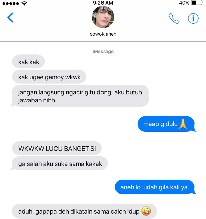 chocooya's tweet photo. taegi lokal onetweet au

Vendara Pamungkas X Ugee Mahesa
 ㅡ
"Jadi pacar gue ya? maksa nih! " ㅡ Vendara
"Sumpah, lo aneh" ㅡ Ugee

tag: a lil bit weird? maybe🤡 https://t.co/7zRs3RsjAJ